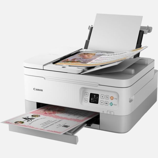 Мастилоструйно многофункционално устройство Canon PIXMA TS7451 All-In-One, White