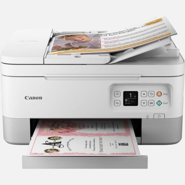 Мастилоструйно многофункционално устройство Canon PIXMA TS7451 All-In-One, White