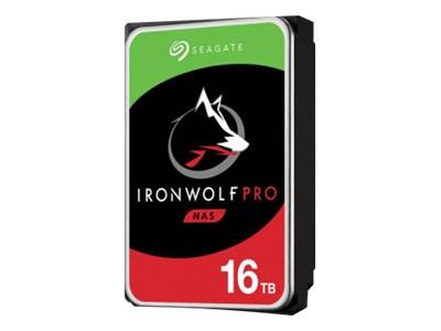 SEAGATE Ironwolf PRO Enterprise NAS HDD 16TB 7200rpm 6Gb/s SATA 256MBcache 3.5inch 24x7 for NAS and RAID Rackmount systems BLK ST16000NE000