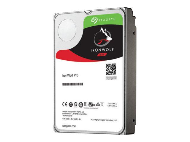 Твърд диск SEAGATE Ironwolf PRO Enterprise NAS HDD 6TB 7200rpm 6Gb/s SATA 256MB cache 8.9cm 3.5" (8.89 cm), BLK ST6000NE000