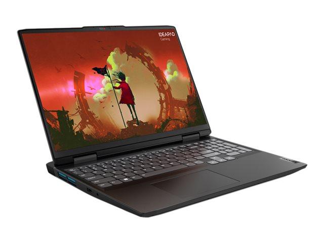Лаптоп Lenovo IdeaPad Gaming 3 16ARH7, (6-ядрен) AMD Ryzen 5 6600H 3.3/4.5GHz, 16" (40.64 cm) WUXGA IPS 350nits Anti-Glare 165Hz 100% sRGB Dispaly & GF RTX 3050 Ti 4GB, (HDMI), 16GB DDR5, 512GB SSD, 1x USB-C 3.2 Gen 2, Onyx Grey, Free DOS