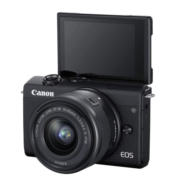 Цифров фотоапарат Canon EOS M200, black + EF-M 15-45mm f/3.5-6.3 IS STM