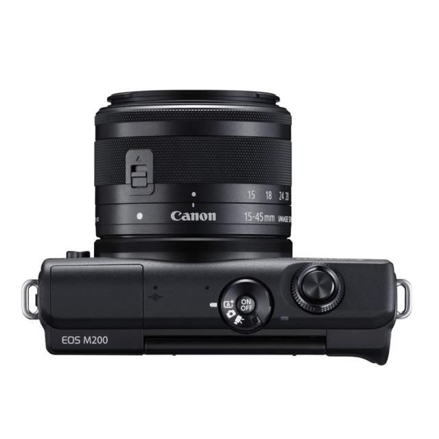 Цифров фотоапарат Canon EOS M200, black + EF-M 15-45mm f/3.5-6.3 IS STM