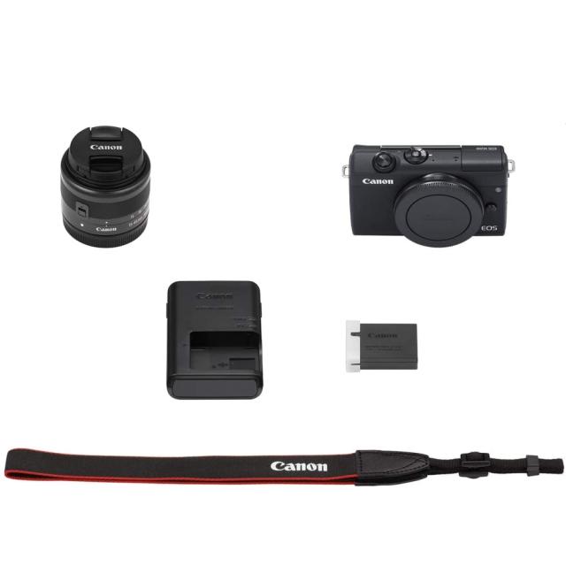 Цифров фотоапарат Canon EOS M200, black + EF-M 15-45mm f/3.5-6.3 IS STM
