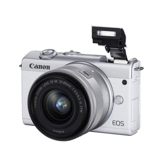 Цифров фотоапарат Canon EOS M200, white + EF-M 15-45mm f/3.5-6.3 IS STM