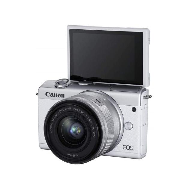 Цифров фотоапарат Canon EOS M200, white + EF-M 15-45mm f/3.5-6.3 IS STM