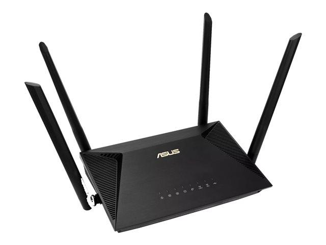 Рутер Asus RT-AX1800U Dual Band WiFi 6, 1800Mbps, 2.4GHz (574 Mbps)/ 5 GHz (1201 Mbps), Wireless AX, 3x LAN 10/100/1000, 1x WAN 10/100/1000