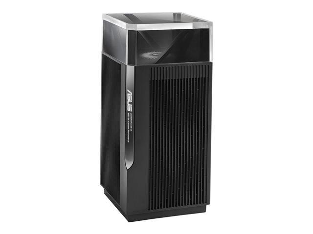 Мрежеста система Asus ZenWiFi Pro ET12 WiFi 6E, (1 pack) Wireless-AXE11000 Tri Band, 11000Mbs, 2.4 GHz (1148 Mbps)/ 5.0 GHz (4804 Mbps)/ 6.0 GHz (4804 Mbps), 1x WAN 2.5G, 1x LAN 2.5G, 2x LAN 10/100/1000, 10 вътрешни антени