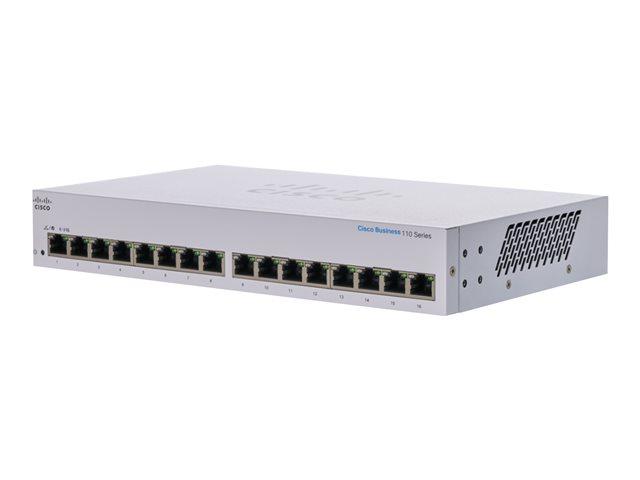 CISCO CBS110 Unmanaged 16-port GE Switch CBS110-16T-EU
