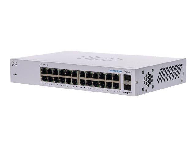 CISCO Business CBS110 switch / commutateur non managé 24-port GE CBS110-24T-EU