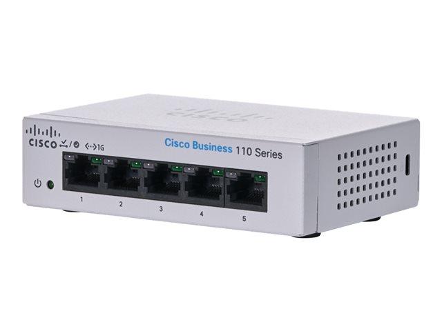 CISCO CBS110 Unmanaged 5-port GE Desktop Switch CBS110-5T-D-EU