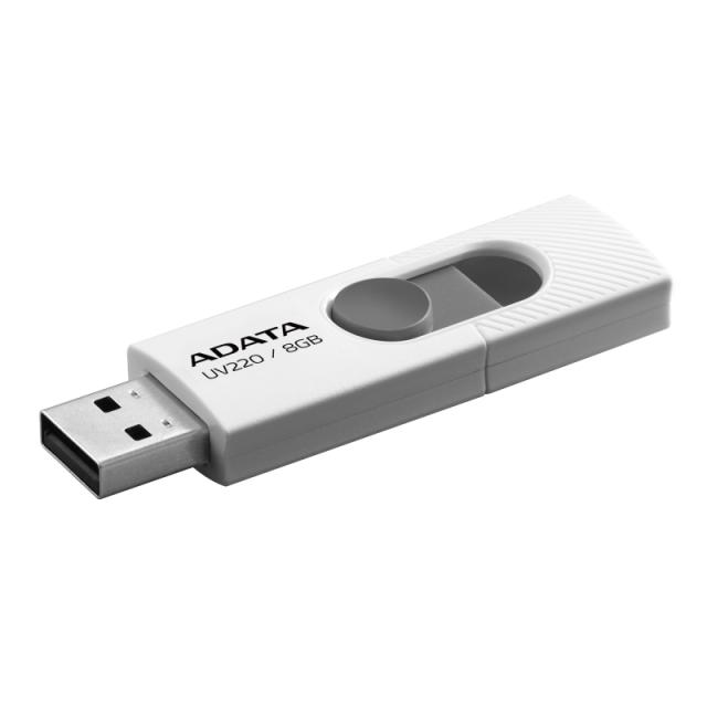 USB памет Adata 64GB UV220 USB 2.0, Бяла