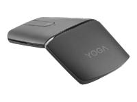 Мишка Lenovo Yoga Mouse  Wireless/Bluetooth 5.0, с вградена лазерна показалка, оптична (1600 dpi), сива