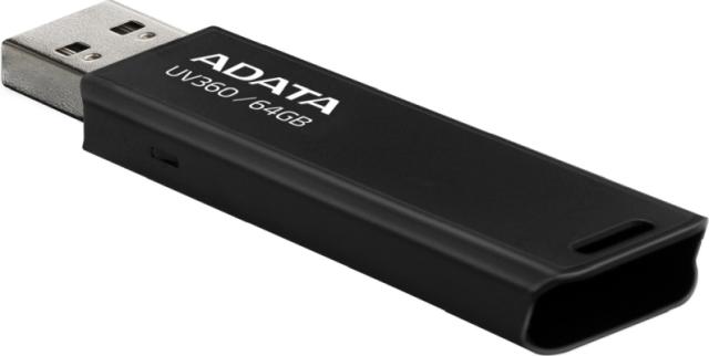 USB памет Adata 64GB UV360 USB 3.2, Черна