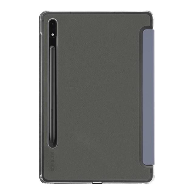 Калъф за таблет HAMA Fold Clear, За Samsung Galaxy Tab S7 FE/S7+/S8+ 12.4", Място за писaлка(S-pen), Лилав