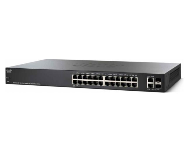 Комутатор Cisco SG220-26P 26-Port Gigabit PoE Smart Plus Switch