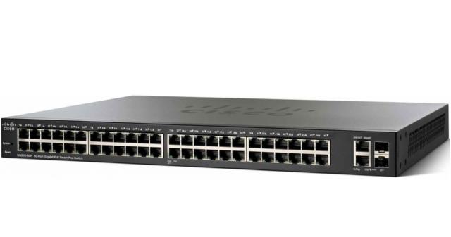 Комутатор Cisco SG220-50P 50-Port Gigabit PoE Smart Plus Switch