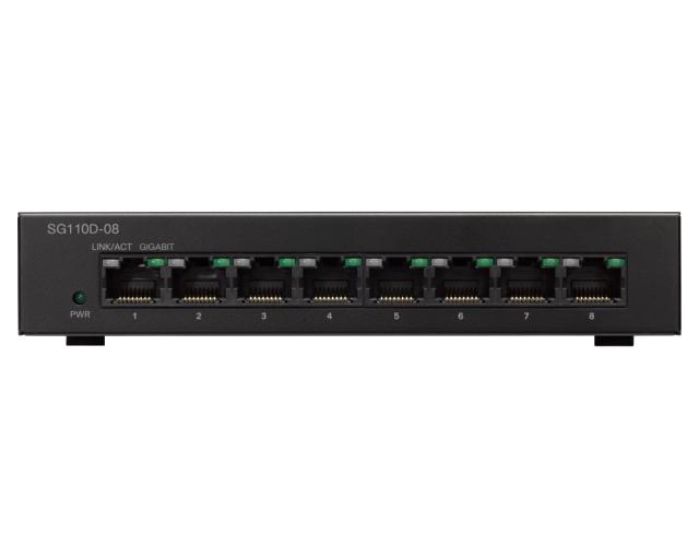 Комутатор Cisco SG110D-08 8-Port Gigabit Desktop Switch