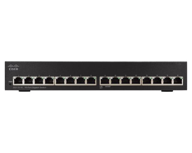 Комутатор Cisco SG110-16 16-Port Gigabit Switch