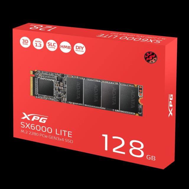 Твърд диск Adata 128GB , SX6000NP Lite, PCIe Gen3 X4, M.2 2280- Solid State Drive