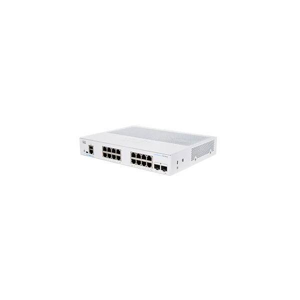 Комутатор Cisco CBS250 Smart 16-port GE, PoE, 2x1G SFP