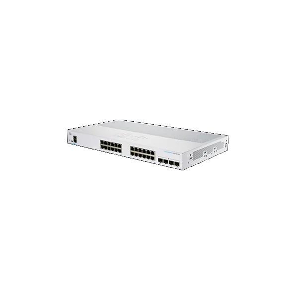 Комутатор Cisco CBS250 Smart 24-port GE, 4x1G SFP