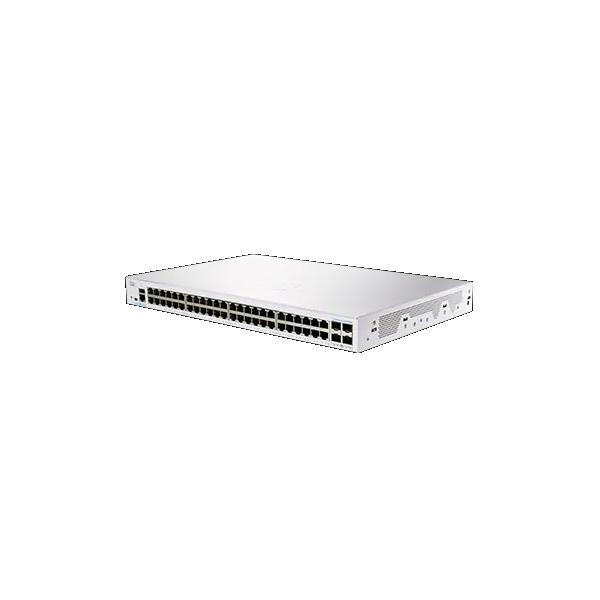 Комутатор Cisco CBS250 Smart 48-port GE, PoE, 4x1G SFP
