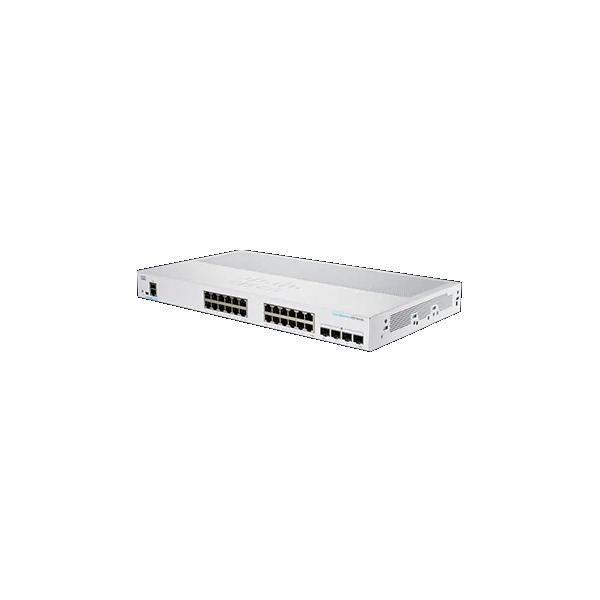 Комутатор Cisco CBS250 Smart 24-port GE, PoE, 4x10G SFP+