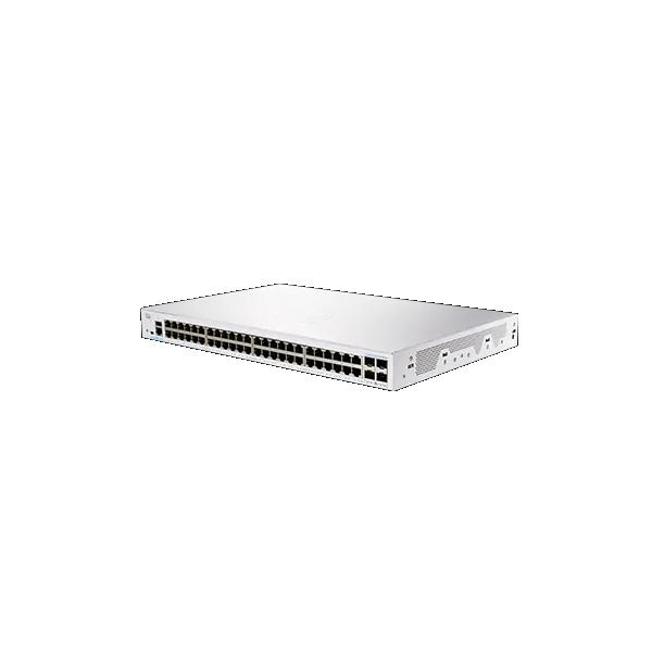 Комутатор Cisco CBS250 Smart 48-port GE, PoE, 4x10G SFP+