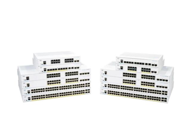 Комутатор Cisco CBS350 Managed 8-port GE, Full PoE, 2x1G Combo