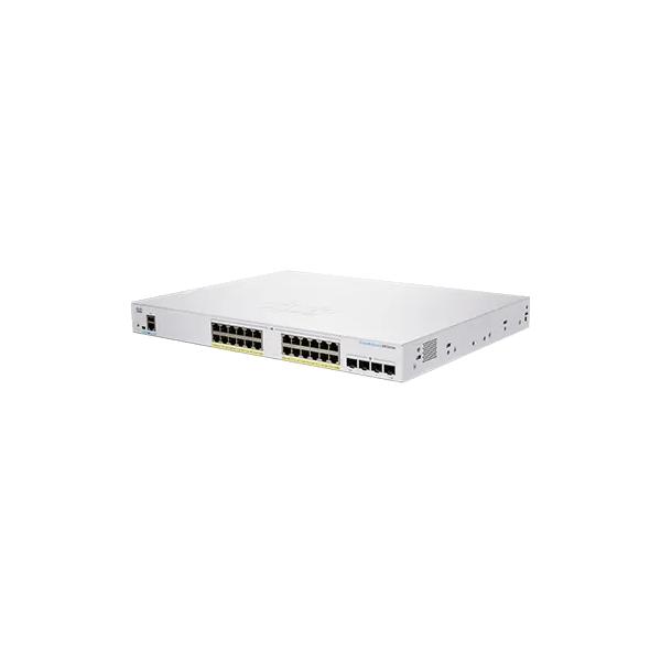 Комутатор Cisco CBS350 Managed 24-port GE, Full PoE, 4x10G SFP+