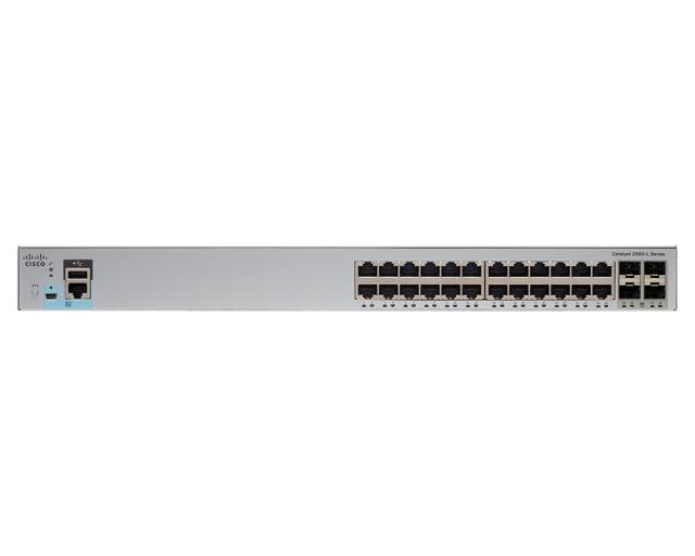 Комутатор Cisco Catalyst 2960L 24 port GigE, 4 x 1G SFP, LAN Lite