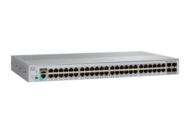 Комутатор Cisco Catalyst 2960L 48 port GigE, 4 x 1G SFP, LAN Lite