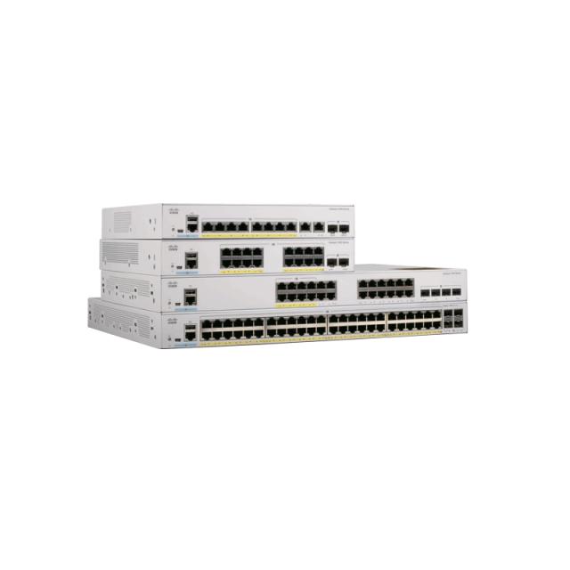 Комутатор Cisco Catalyst 1000 16port GE, Ext PS, 2x1G SFP