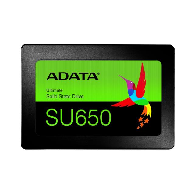 Adata SU650, 512GB 2.5" SATA, Read up 520 Mb/s,  Write up to 450 Мb/s