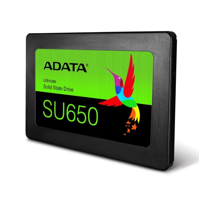 Adata SU650, 512GB 2.5" SATA, Read up 520 Mb/s,  Write up to 450 Мb/s