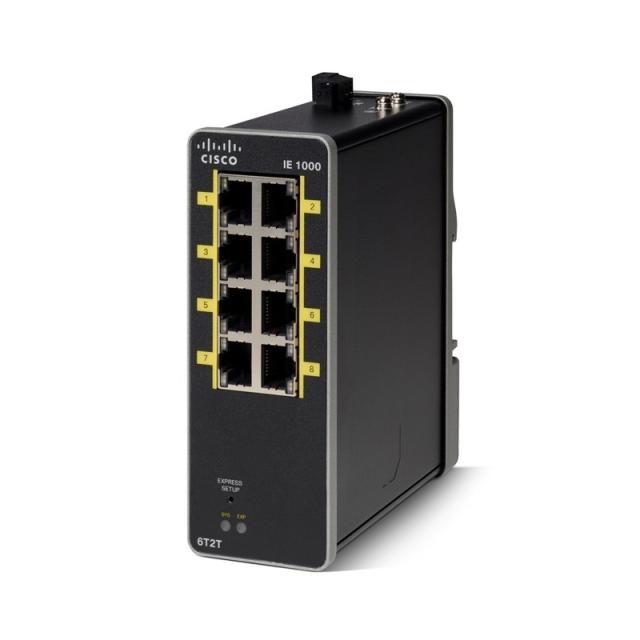 Комутатор Cisco IE1000 with 6 FE Copper ports and 2 FE Copper uplinks