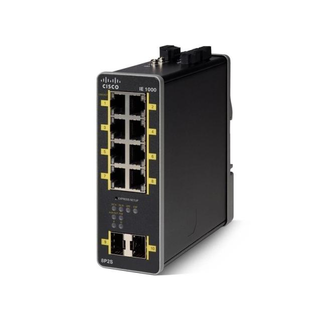 Комутатор Cisco IE1000 with 8 FE Copper PoE+ ports and 2 GE SFP uplinks