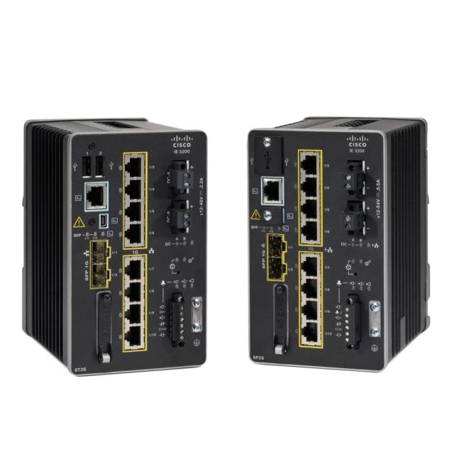 Комутатор Cisco Catalyst IE3200 with 8 GE Copper & 2 GE SFP, Fixed System, Network Essentials