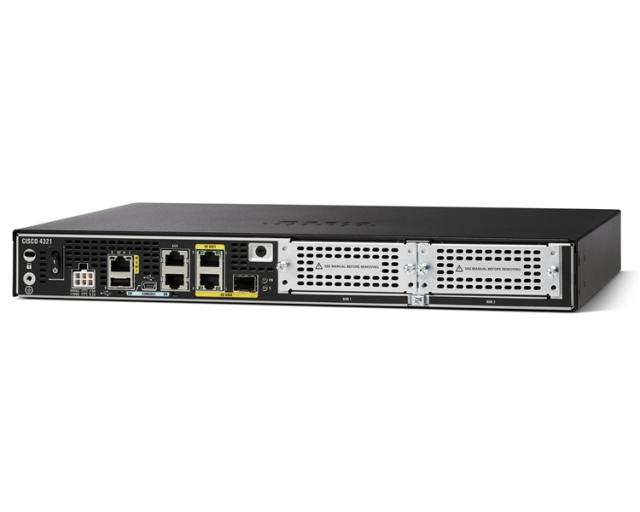 Рутер Cisco ISR 4321 (2GE, 2NIM, 4G FLASH, 4G DRAM, IPB)