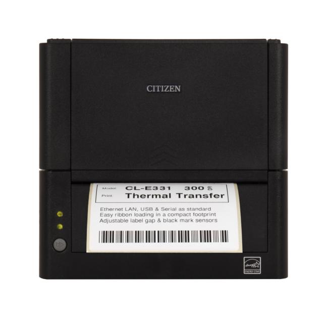 Етикетен принтер Citizen CL-E331EX Printer; 300dpi; USB, option I/F slot, Black, EN Plug