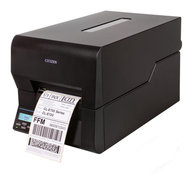 Етикетен принтер Citizen CL-E720DT Printer; Direct Thermal, USB/Ethernet, EN plug