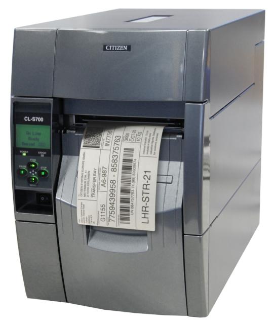 Етикетен принтер Citizen CL-S700IIR Printer; Grey, internal Rewinder/Peeler