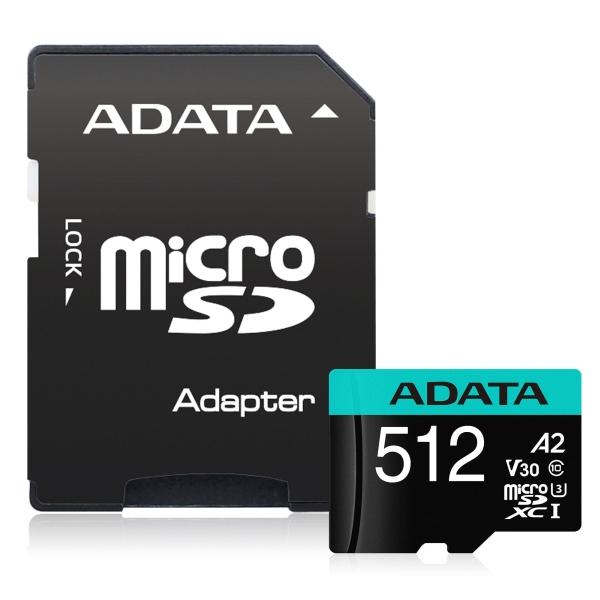 Карта памет Adata 32GB MicroSDXC UHS-I U3 V30S A2, с адаптер