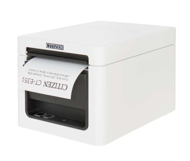 POS принтер Citizen CT-E351 Printer; Serial, USB, Pure White