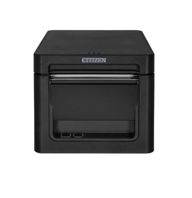 POS принтер Citizen POS printer CT-E351 Direct thermal Print Speed 250mm/s, Print Widht 72mm(58/80mm)/Media Width(min-max) 59/80mm/Roll Size(max)83mm/Emul.Lang.ESC/POS/Reliability 200mln.pulses/150 Km/2 mln.cuts/Resol.203dpi/Interface USB/Ethernet/EN