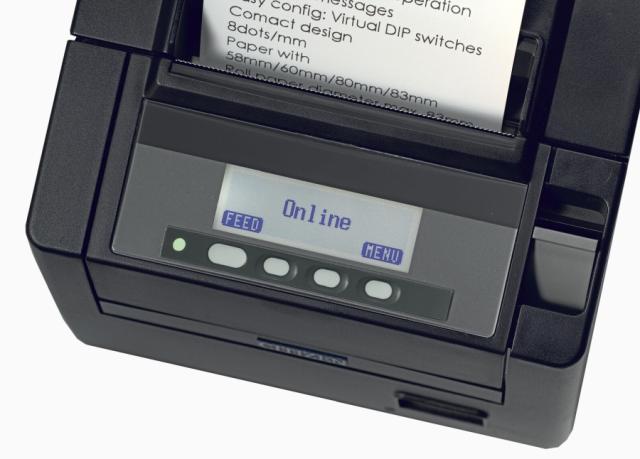 POS принтер Citizen CT-S801II Printer; Label version, No interface, Ivory White
