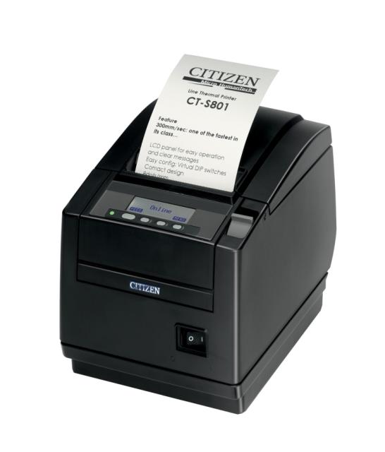 POS принтер Citizen CT-S801II Printer; Bluetooth interface, Black