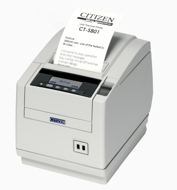 POS принтер Citizen CT-S801II Printer; Bluetooth interface, Ivory White