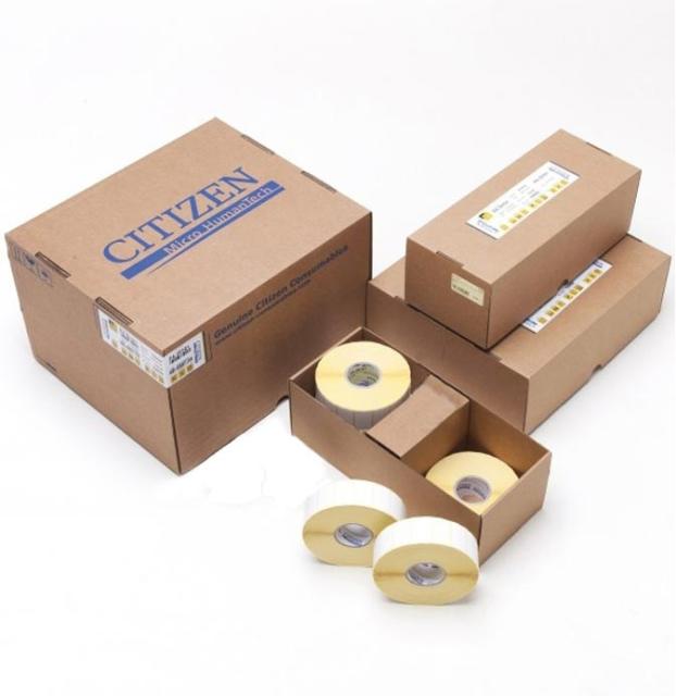 Консуматив Citizen Thermal Transfer Labels 102 x 76mm TT (4 x 3 inch TT) 203mm (8") OD, 76mm (3") core, 2000 labels/roll, 2 rolls/box)